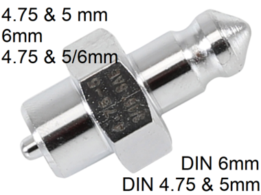 Mandrin OP1 pour art.8310 - 4,75 & 5 mm