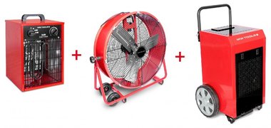 Kit secheur BD90P + Ventilateur MV600L + Chauffage