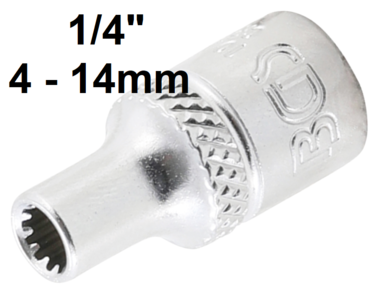 Adaptateur de clé à douille - femelle 6,3 mm (1/4) - mâle 10 mm (3/8)