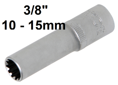3/8 Douille femelle, 10 mm
