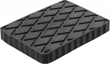 Bgs technic Rubberen pad voor hefplatforms 160 x 120 x 20 mm