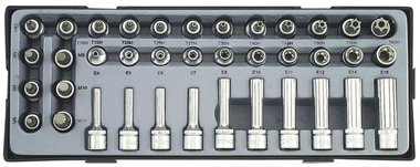 Module de 38 douilles Torx 3/8