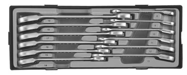 Module de 12 cles mixtes cliquet reversible