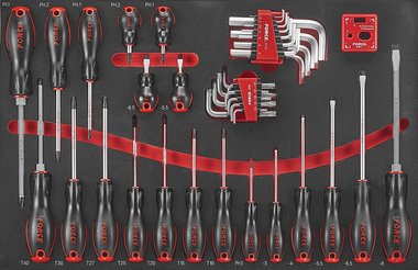 Module mousse de 41 tournevis