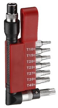 Jeu de 8 embouts Torx perce