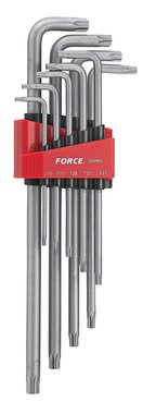 Jeu de 9 cles m les coudees XL Torx