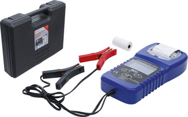 Testeur numerique de batteries et systemes de chargement avec imprimante