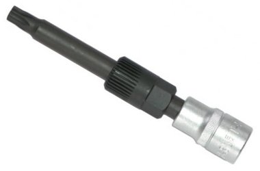 Cle douille pour poulie debrayable d'alternateur Torx T50