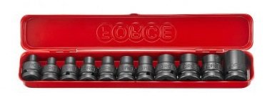 Coffret de 11 douilles a choc Torx 1/2