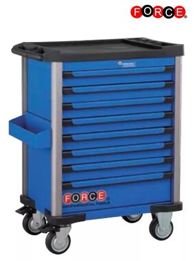 Chariot a outils bleu a 8 tiroirs avec 405 outils (EVA)