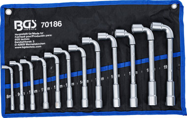 Jeu de cles a pipe 8 - 19 mm 12 pieces