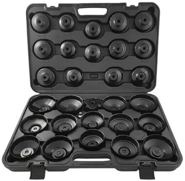 Jeu de 30 cles cloche coiffe pour filtre toutes marques