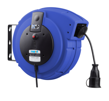 Enrouleur de cable automatique professionnel 230 V~ avec 25 m de cable