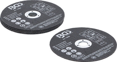 Jeu de disques a couper pour acier inoxydable Ø 75 x 1,0 x 10mm 5 pieces