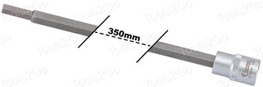 Cle a douille extra longue 3/8, hexagonale 6x350mm