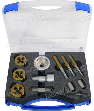 Kit de reparation de filetage pour ecrous et boulons de roue 12 pieces