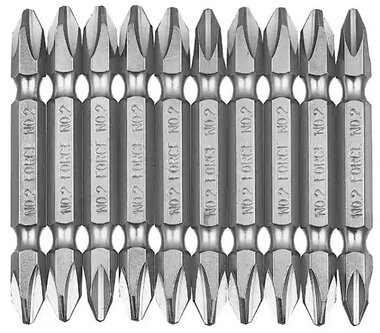 Embout double Philips 1/4 PH.2 10 pieces