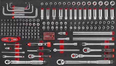 Jeu de douilles 1/4 & 3/8 192 pieces (10318 EVA)