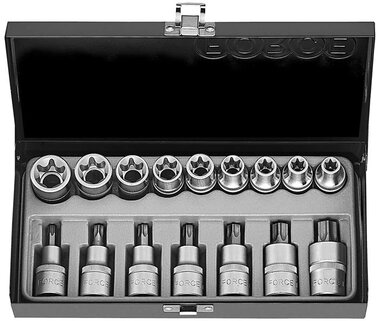 1/2 Jeu de capuchons Torx 17 pieces