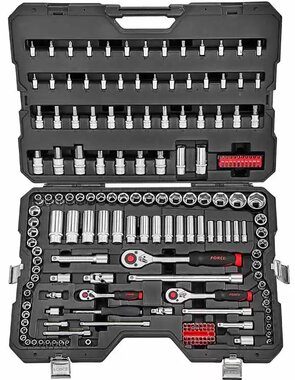 Coffret d'outils 1/4 & 3/8 & 1/2, 180 pieces