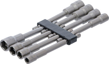 Socket Set, extra long, avec 6 pt. arbre de forage, 6-13 mm