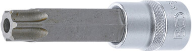 Douille a embouts longueur 100 mm (1/2) profil T (pour Torx) avec percage T80