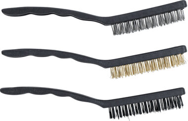 Jeu de brosses 225 mm 3 pieces