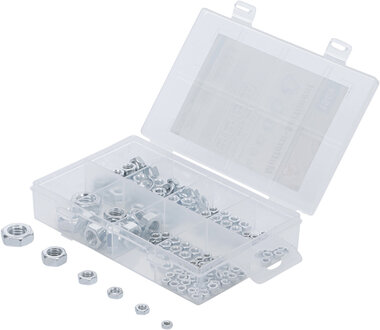 Assortiment d’ecrous M3 - M10 150 pieces