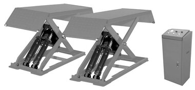 Pont elevateur a ciseaux 3 tonnes avec hauteur de levage de 960 mm