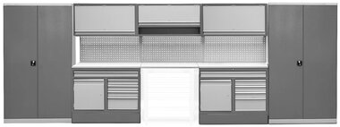 Meuble d'atelier 5.5m avec 2 armoires