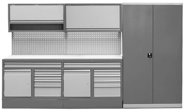 Meuble d'atelier 3.3m avec armoire