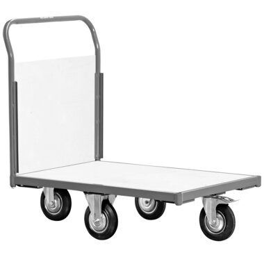 Chariot de transport grand 360° 1 paroi d'extremite 500kg