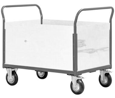 Grand chariot de transport 4 parois 500kg
