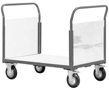 Chariot de transport 2 parois d'extremite 500kg