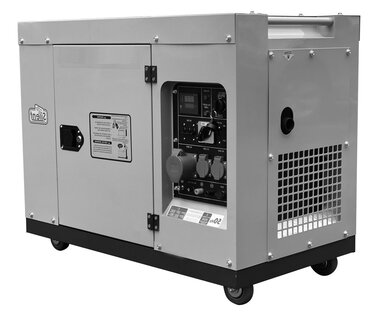 Groupe electrogene diesel 7,5kw 1x230v + 3x400v