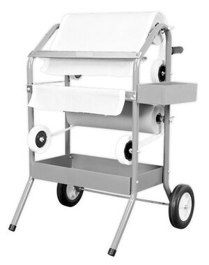 Chariot a papier de masquage pour 2 rouleaux