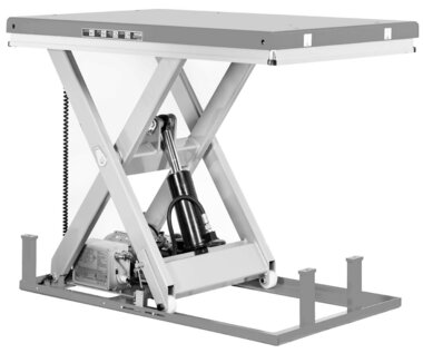 Table elevatrice a ciseaux électro-hydraulique 990 mm 1000kg 230V