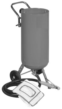 Conteneur de sablage mobile de 75 litres