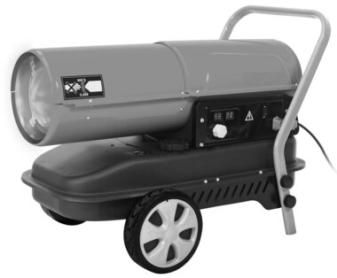 Soufflerie d'air chaud diesel 30kw avec telecommande