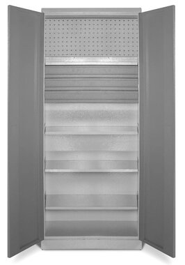 Armoire de rangement universelle avec étagères et tiroirs