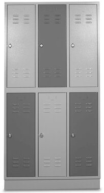 Armoire a casiers avec 6 casiers : 3Colonne x 2Rangee