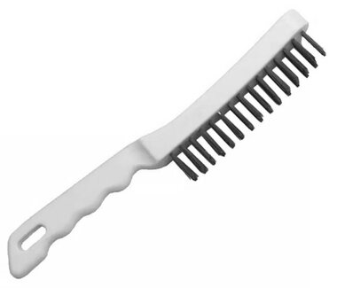 Brosse a main fil d'acier 4 rangs
