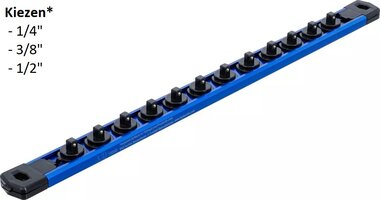 Rail de support pour 12 douilles de cle a douille aimante