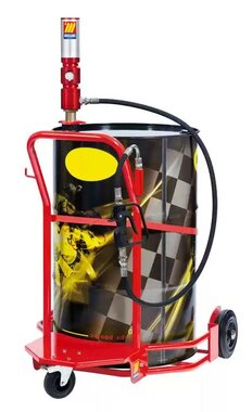 Ensemble pompe huile pneumatique mobile 31,6kg