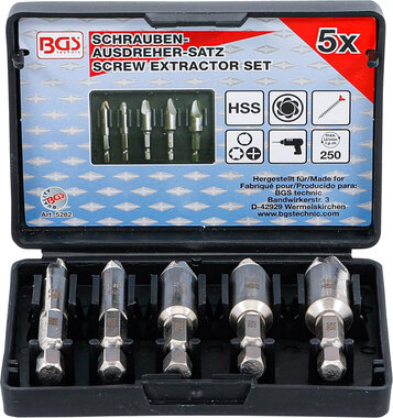 Ensemble d'extraction a vis 5 pieces