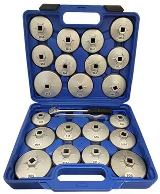 Couvercle de filtre a huile 23 pcs en aluminium