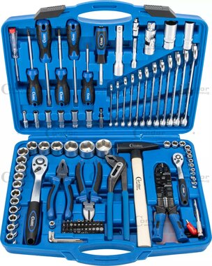 Coffret a outils, 6 pans 4-32 mm 156 pieces