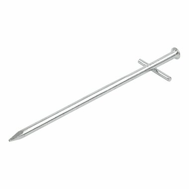 Goupille de roche 17cm en metal avec goupille en croix soudee