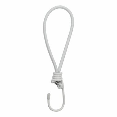 Tendeur elastique blanc avec crochet