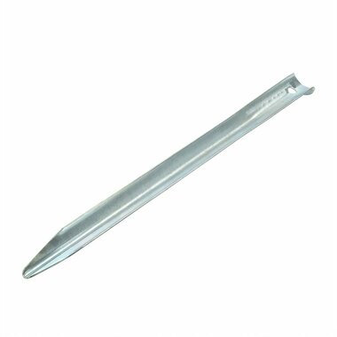 Piquet de tente 30cm metal demi-rond